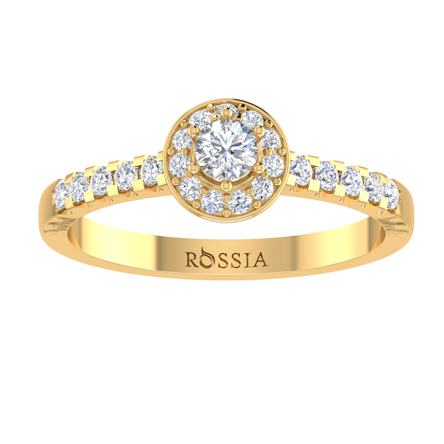 Yellow Gold Vibrant Diamond Ring