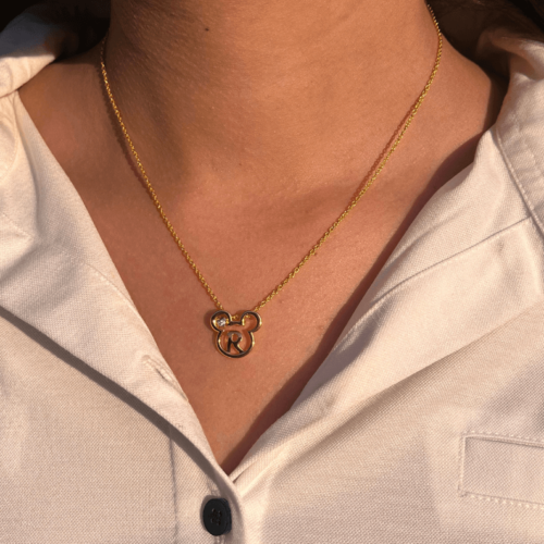 Mickey Mouse Gold Pendant