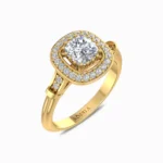 0.9-Carat-Reigning-Cushion-Cut-Lab-Grown-Diamond-Ring-Yellow-Gold-Side-View