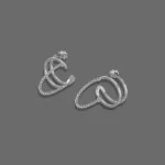 Glistening Diamond Ear Cuff