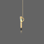 Gleaming Heart Name Pendant