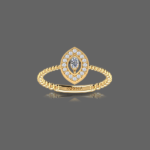 Marquise Halo Ring