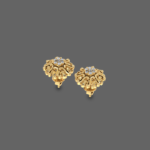 Lacy Petal Dance Diamond Earring