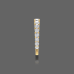 Solemn Diamond Wedding Band