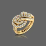 Endearing Swirl Cocktail Ring