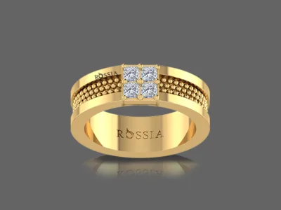 Princess Quartet Men's Ring