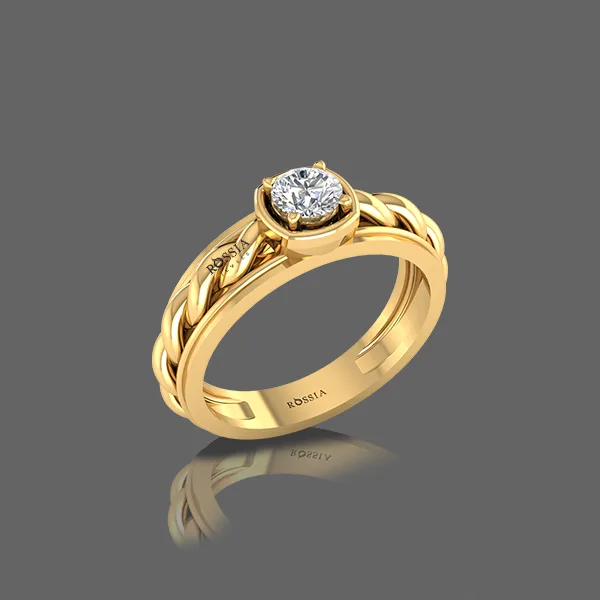 Gentleman's Single Diamond Ring