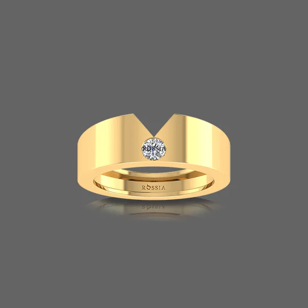 Versatile Solitaire Ring for Him