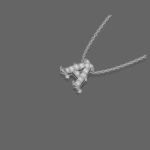Letter "A" Gold Pendant