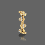 Osier Berry Bling Wedding Band