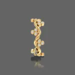 Osier Berry Bling Wedding Band