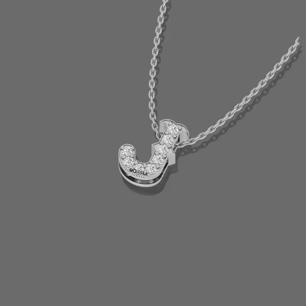 Letter "J" Gold Pendant Letter "J" Gold Pendant