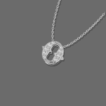 Letter "O" Gold Pendant