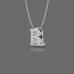 Letter "R" Gold Pendant