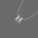 Letter "H" Gold Pendant