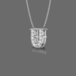Letter "U" Gold Pendant
