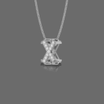Letter "X" Gold Pendant