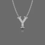 Letter "Y" Gold Pendant