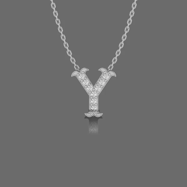 Letter "Y" Gold Pendant