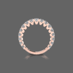 Solemn Diamond Wedding Band