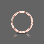 Osier Berry Bling Wedding Band