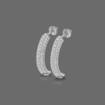 Boho Beauty Hoops Diamond Earrings