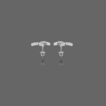 Delicate Flutter Diamond Earrings