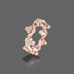 Osier Berry Bling Wedding Band