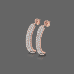 Boho Beauty Hoops Diamond Earrings