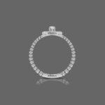 Emerald Halo Ring