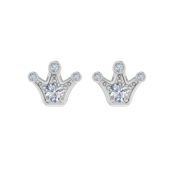 The Charming Crown Earrings For Kids