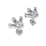 The Charming Crown Earrings For Kids - Image 5