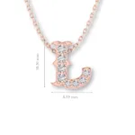 Letter "L" Gold Pendant - Image 11