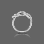 Endearing Swirl Cocktail Ring