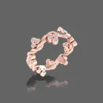 Osier Berry Bling Wedding Band