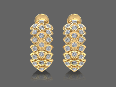 Linear Diamond Hoops