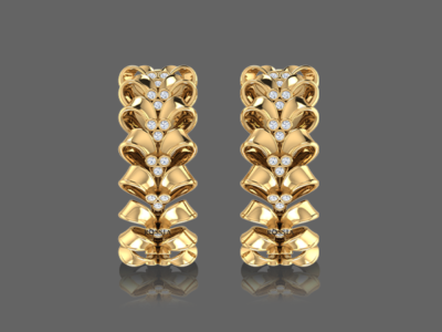 Glistening Hoop Earrings