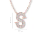 Letter "S" Gold Pendant - Image 10