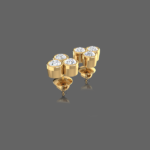 Twinkling Diamond Stud Earrings