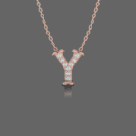 Letter "Y" Gold Pendant