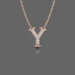 Letter "Y" Gold Pendant