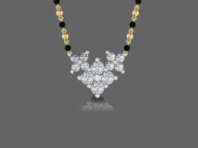 Euphoria Diamond Mangalsutra Pendant
