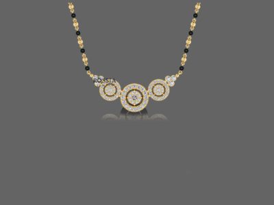 Serenity Diamond Mangalsutra Pendant
