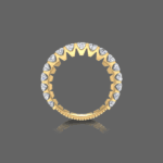 Solemn Diamond Wedding Band