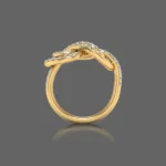 Endearing Swirl Cocktail Ring