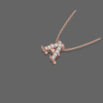 Letter "A" Gold Pendant