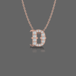 Letter "D" Gold Pendant