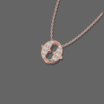 Letter "O" Gold Pendant