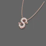 Letter "S" Gold Pendant
