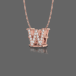 Letter "W" Gold Pendant